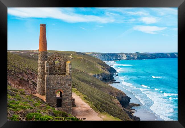 Wheal Coates Tin Mine (disused) Framed Print by Keith Douglas