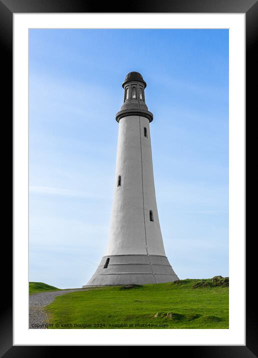 The Hoad Monument, Ulverston (portrait) Framed Mounted Print by Keith Douglas