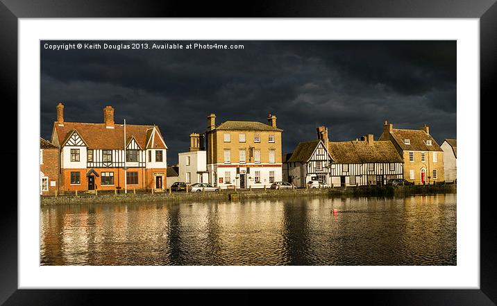 Light on Godmanchester Framed Mounted Print by Keith Douglas