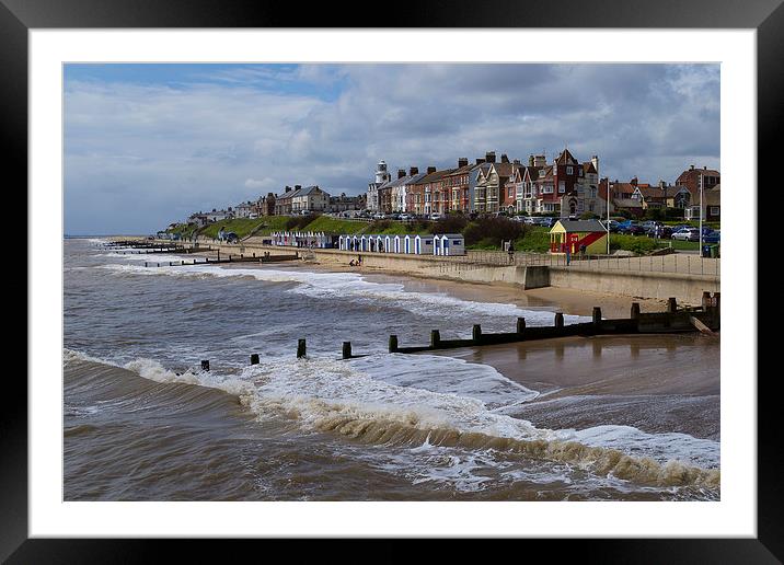 Southwold from the pier Framed Mounted Print by Keith Douglas