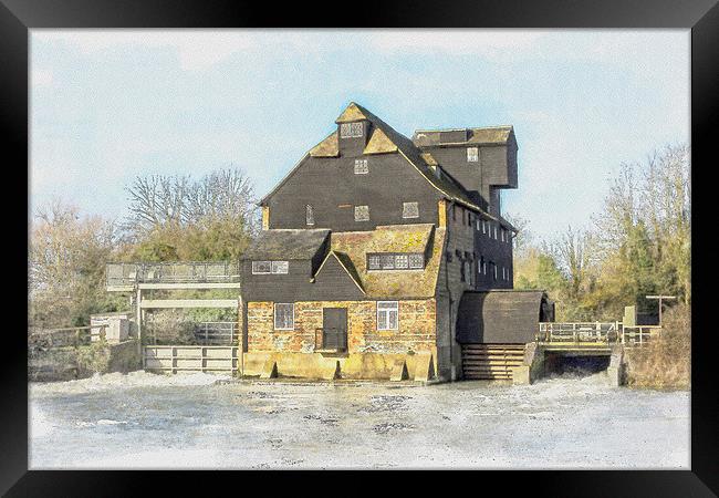 Houghton Mill, Cambridgeshire Framed Print by Keith Douglas