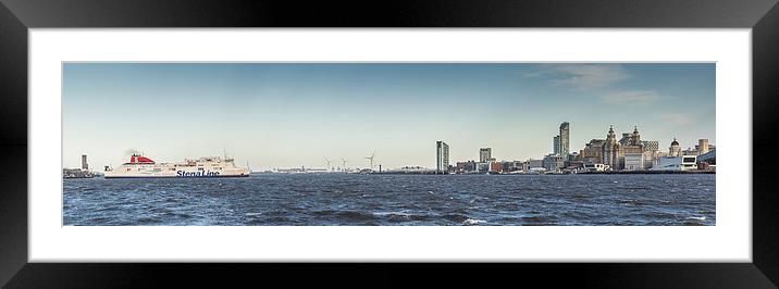 The Leaving of Liverpool Framed Mounted Print by Keith Douglas