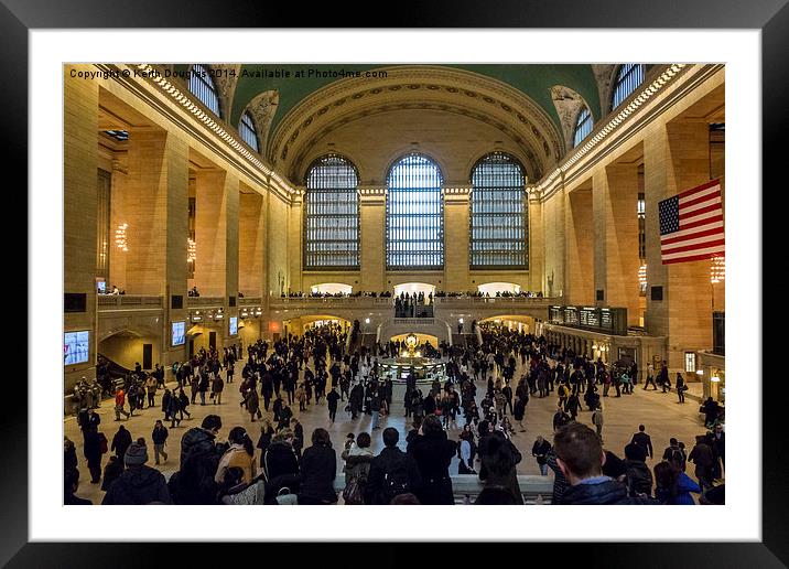 Grand Central Station Framed Mounted Print by Keith Douglas