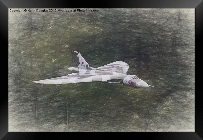 Vulcan in the North Framed Print by Keith Douglas