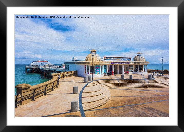 Cromer Pier Framed Mounted Print by Keith Douglas