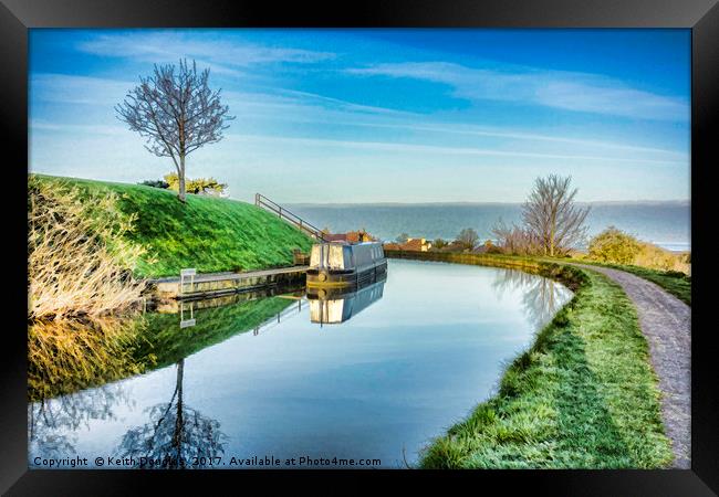 Serene Reflections of Lancaster Canal Framed Print by Keith Douglas