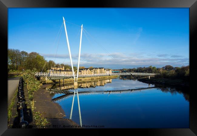 Millennium Bridge Lancaster Framed Print by Keith Douglas