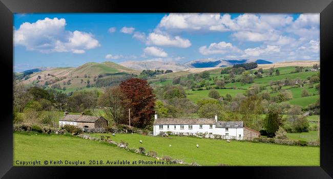 Dentdale in the Yorkshire Dales Framed Print by Keith Douglas