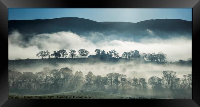 Ullswater Morning Mist Framed Print by Keith Douglas
