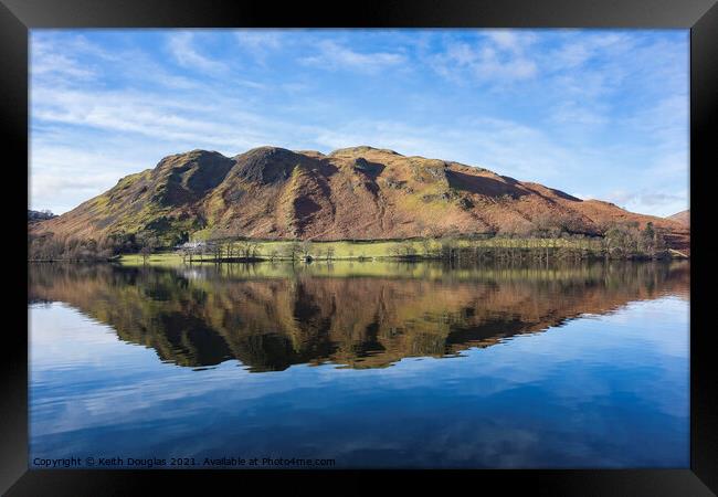 Hallin Fell Ullswater Framed Print by Keith Douglas