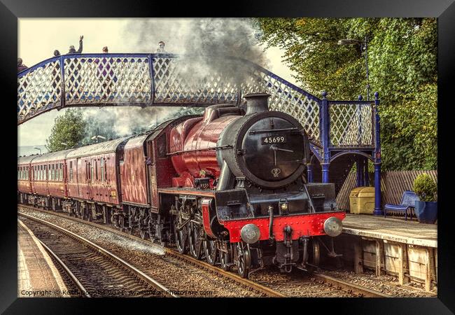 Steam Train on the Furness Line Framed Print by Keith Douglas