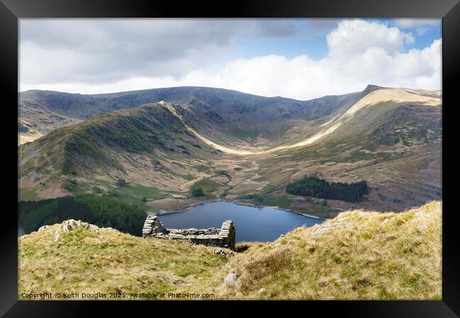 Haweswater and Riggindale Framed Print by Keith Douglas
