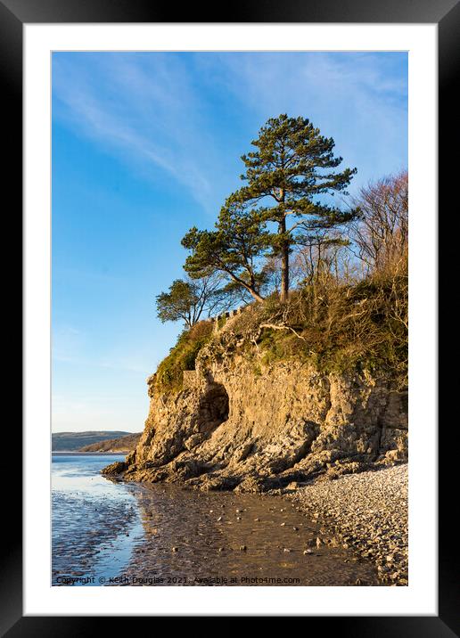 Silverdale Cave Framed Mounted Print by Keith Douglas