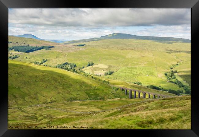 Yorkshire Dales Landscape Framed Print by Keith Douglas