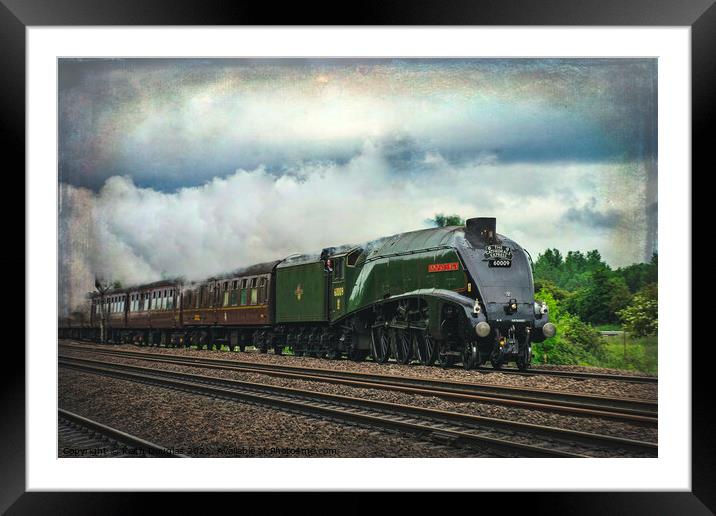 60009 Union of South Africa Steam Engine Framed Mounted Print by Keith Douglas