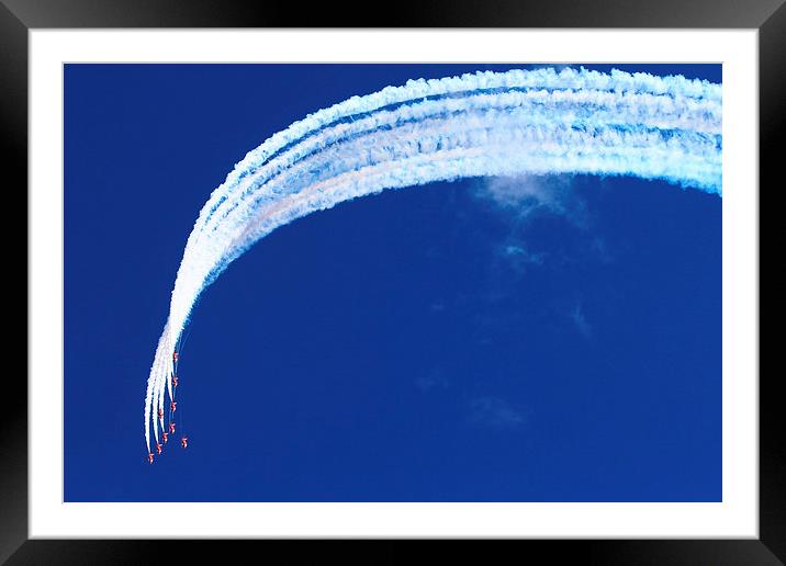Red Arrows rules Framed Mounted Print by Joan le Poole