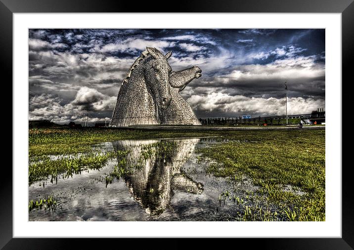  The Water Kelpies Framed Mounted Print by Lorraine Paterson