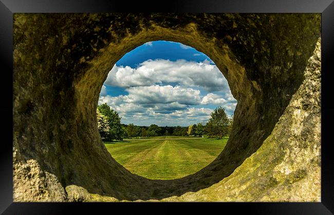 Framed nature Framed Print by Laco Hubaty