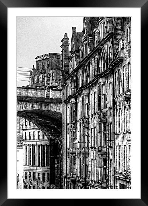 Down Dean Street Framed Mounted Print by Adrian Bollans