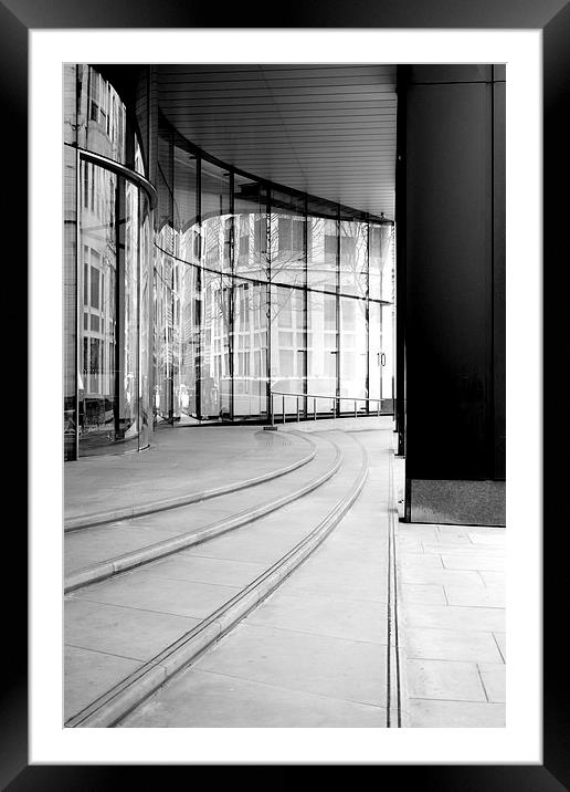 City Views - leading lines Framed Mounted Print by Maggie Railton