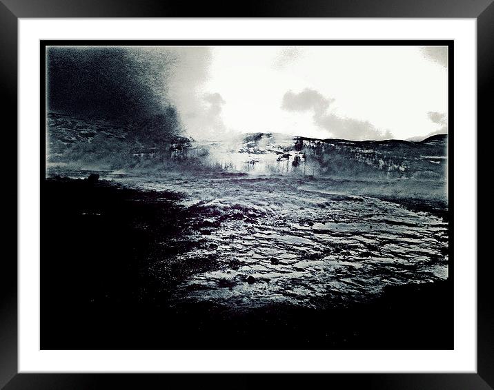  Iceland Landscape Framed Mounted Print by Carmel Fiorentini