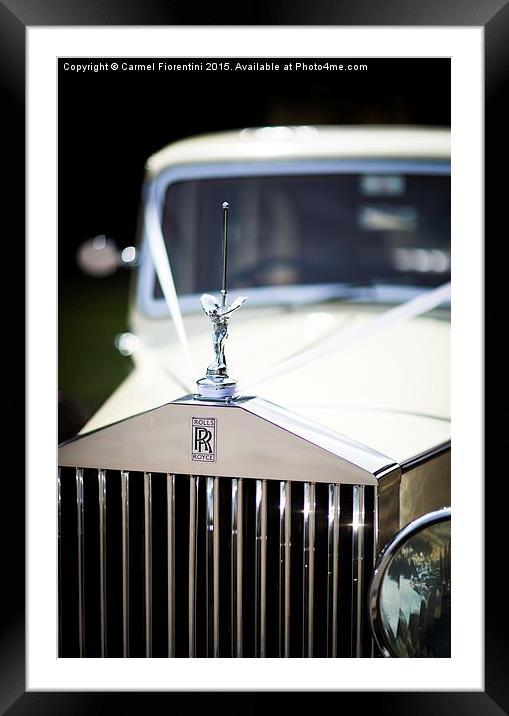  Rolls Royce Framed Mounted Print by Carmel Fiorentini