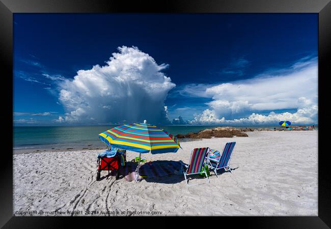 St. Pete Beach Sunrise  Framed Print by matthew  mallett