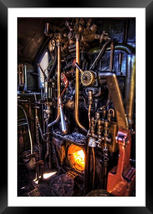What the engine driver saw Framed Mounted Print by matthew  mallett