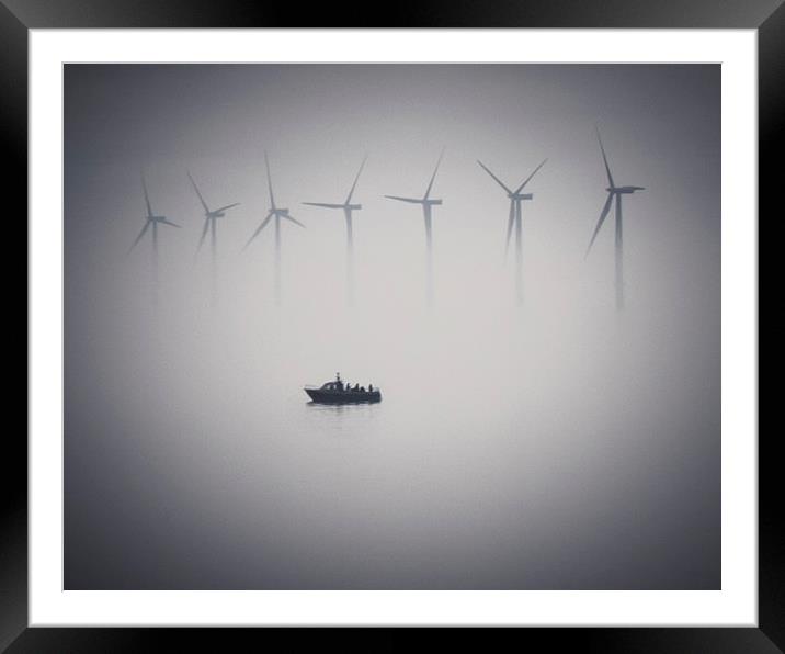 Quite Simply Lost in Mist Framed Mounted Print by matthew  mallett