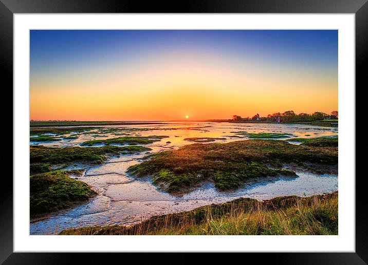 Full Screen Sunrise In Essex Framed Mounted Print by matthew  mallett