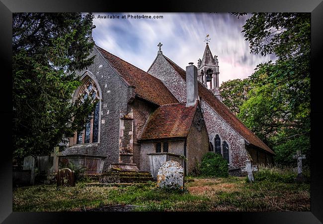  The Secret Beaumont Church Framed Print by matthew  mallett