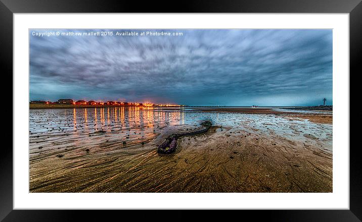  Follow the Clouds and Coastline Framed Mounted Print by matthew  mallett