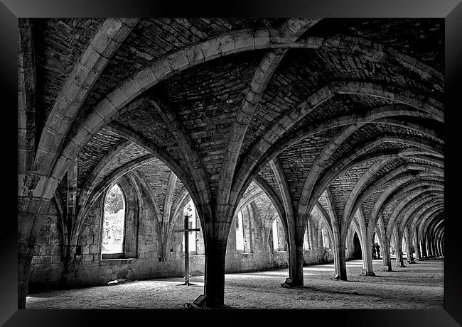 Fountains Abbey, Yorkshire Framed Print by Andrew Warhurst