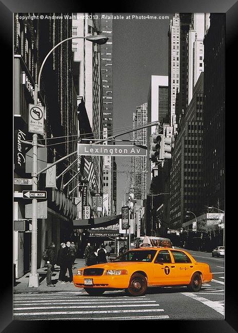Lexington Avenue, NYC, USA Framed Print by Andrew Warhurst