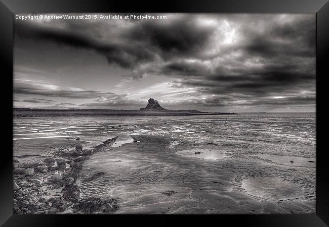 Lindisfarne Framed Print by Andrew Warhurst