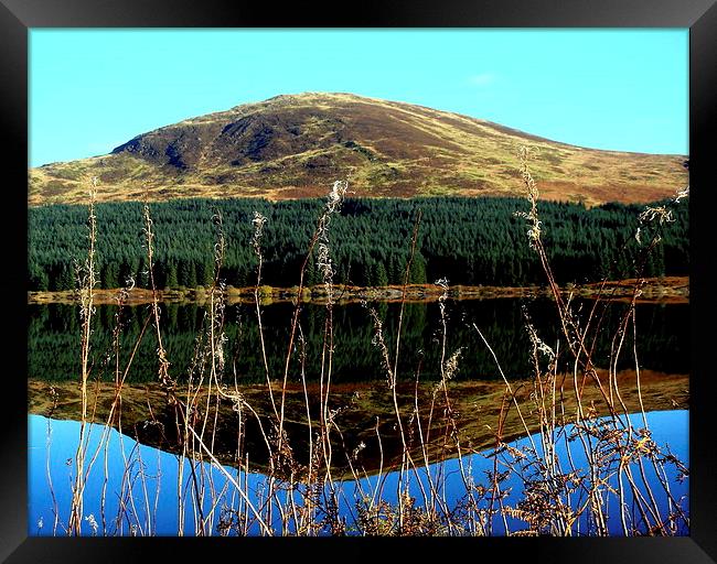  Loch Doon 2 Framed Print by Derek Burton