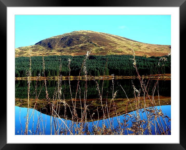  Loch Doon 2 Framed Mounted Print by Derek Burton