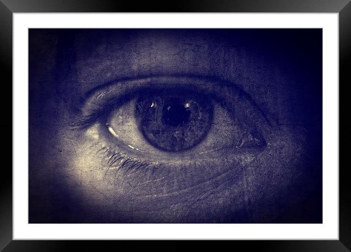 Window to the soul Framed Mounted Print by Daniel Megson