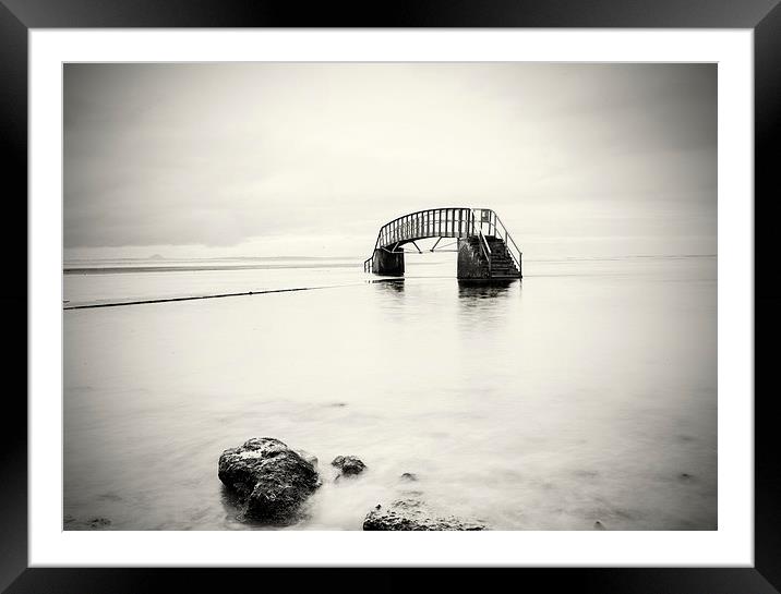 Bridge to Nowhere Framed Mounted Print by Steven McCaig