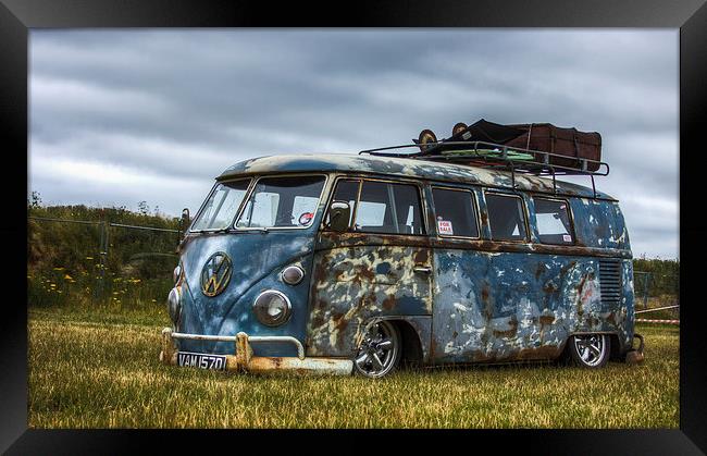 VW Split Screen Camper Framed Print by Mark Ashley