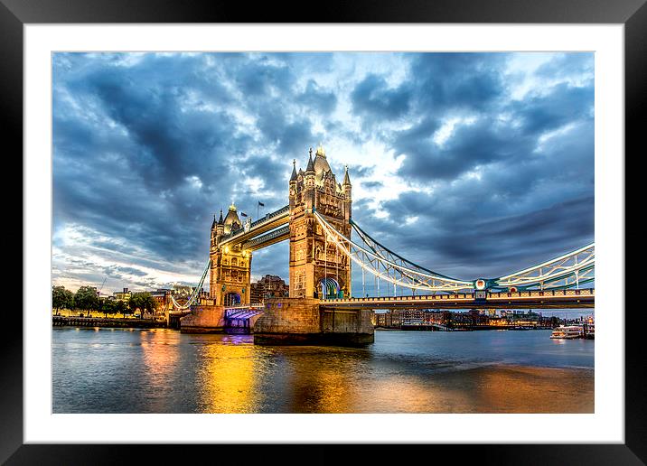Tower Bridge Framed Mounted Print by Brian Clark