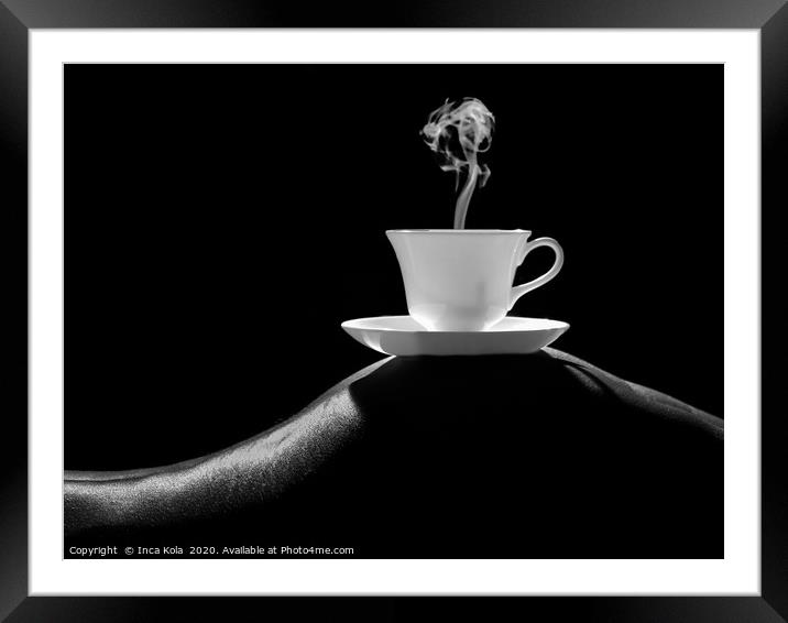Just My Cup Of Tea Framed Mounted Print by Inca Kala