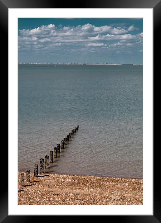 Calm and tranquility Framed Mounted Print by anna collins