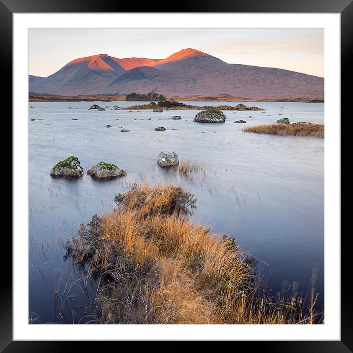  Glencoe Mountains Sunrise, Scotland Framed Mounted Print by Andy Redhead