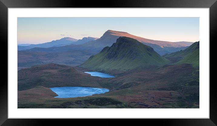 The Trotternish Ridge Sunset Framed Mounted Print by Andy Redhead