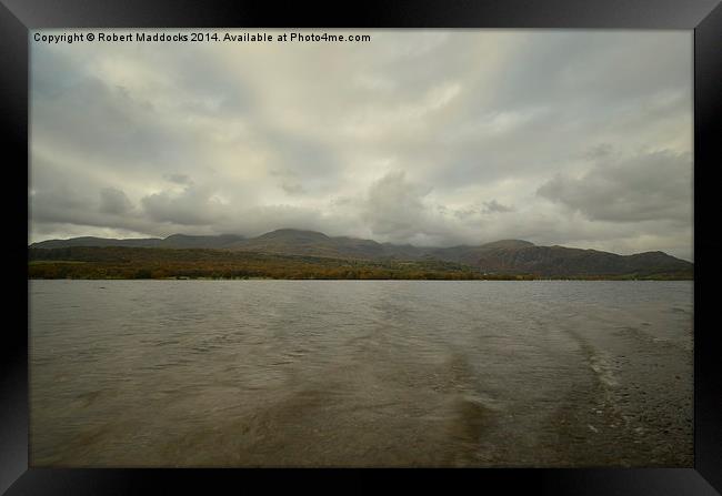  Coniston water clouds Framed Print by Robert Maddocks