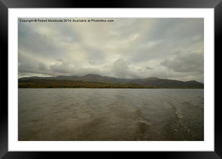  Coniston water clouds Framed Mounted Print by Robert Maddocks