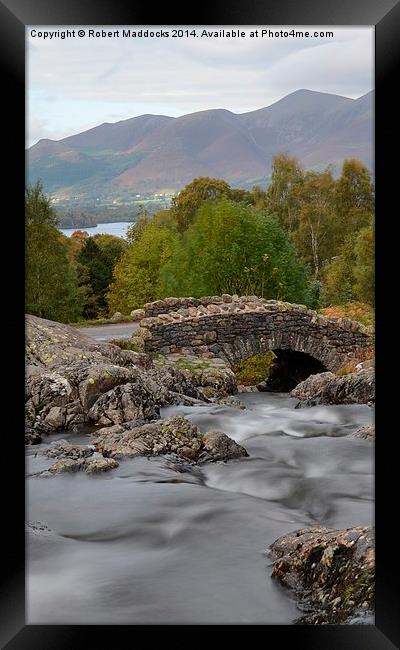  Ashness bridge motion Framed Print by Robert Maddocks