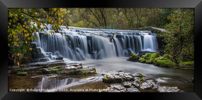 Monsal Weir Framed Print by Robert Maddocks