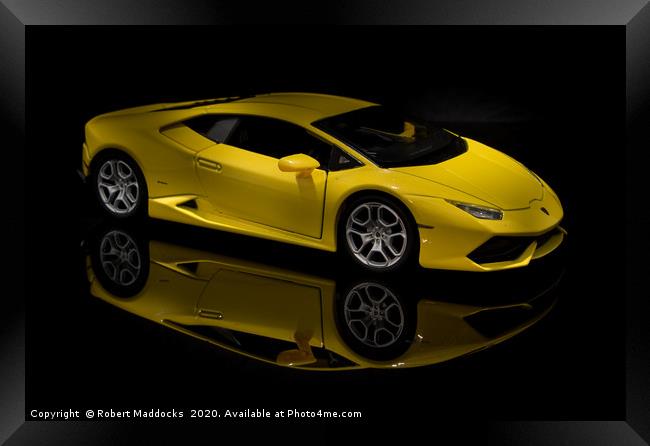Lamborghini Huracan Framed Print by Robert Maddocks